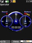 Download mobile theme Carbon Clock wit tone