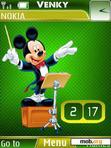 Download mobile theme mickey mouse clock