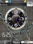 Скачать тему Chain Clock With Icons