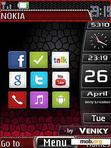 Download mobile theme android sidebar clock