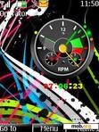 Download mobile theme Abstract Clock