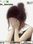 Download mobile theme Sad Girl