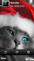 Download mobile theme Absolutely Santa Kitty