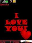 Download mobile theme I love you