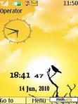 Download mobile theme Bird_ With Clock_9797