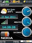 Download mobile theme Nokia Clocks