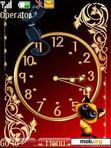 Download mobile theme Cat Clock Funny