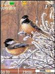 Download mobile theme Winter_Birds Anim