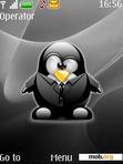 Download mobile theme business penguin