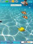 Download mobile theme animated aquarium