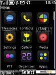 Download mobile theme lonely black