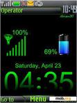 Download mobile theme black battery