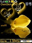 Download mobile theme ALLAH MUHAMMED islamic theme