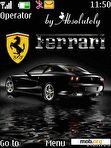 Download mobile theme animated ferrari