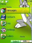 Download mobile theme Bugs Bunny Clock