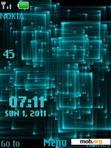 Download mobile theme Neon Clock