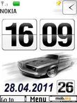 Download mobile theme Car Clock