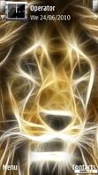 Download mobile theme Fractal Lion