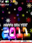 Download mobile theme animated new year