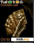 Download mobile theme skull card