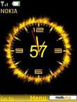 Download mobile theme Fire_Clock*