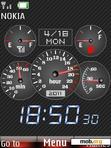 Скачать тему Speedometer_Clock**