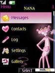 Download mobile theme Pink Panther Clock