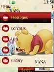 Download mobile theme Baby Pooh Clock