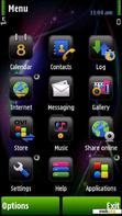 Download mobile theme Black Galaxy Icons