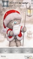 Download mobile theme christmas_teddy_by_vankiz