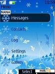 Download mobile theme Snowflake Clock