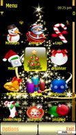 Download mobile theme Golden Xmas Tree