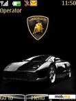 Download mobile theme Lamborghini Black