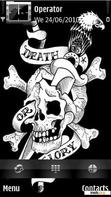 Download mobile theme Scull Death Glory