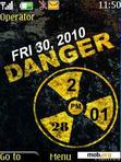 Download mobile theme Danger clock