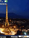 Download mobile theme Nightly Paris, animation