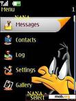 Download mobile theme Daffy Clock