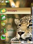 Download mobile theme Leopard Clock