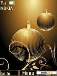 Download mobile theme christmas gold