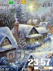 Download mobile theme Cottages_in_winter