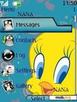 Download mobile theme Tweety2 Clock