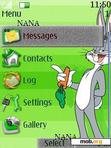 Download mobile theme Bugs Bunny2 Clock