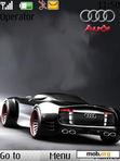 Download mobile theme Black Audi