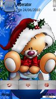 Download mobile theme santa teddy