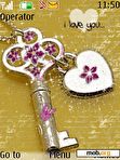 Скачать тему Love key