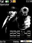 Download mobile theme Mafia Clock