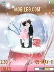 Download mobile theme cute kiss