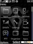 Download mobile theme skull black animated