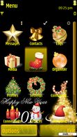 Download mobile theme Golden Xmas