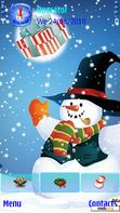 Download mobile theme Xmas Snow Man